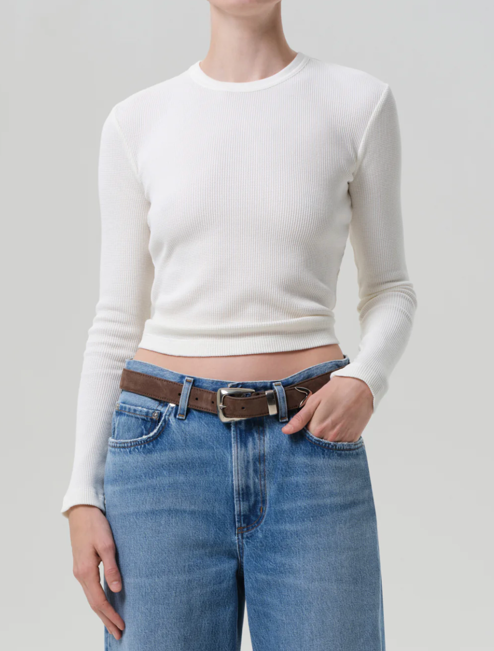 Pilar Waffle Crewneck