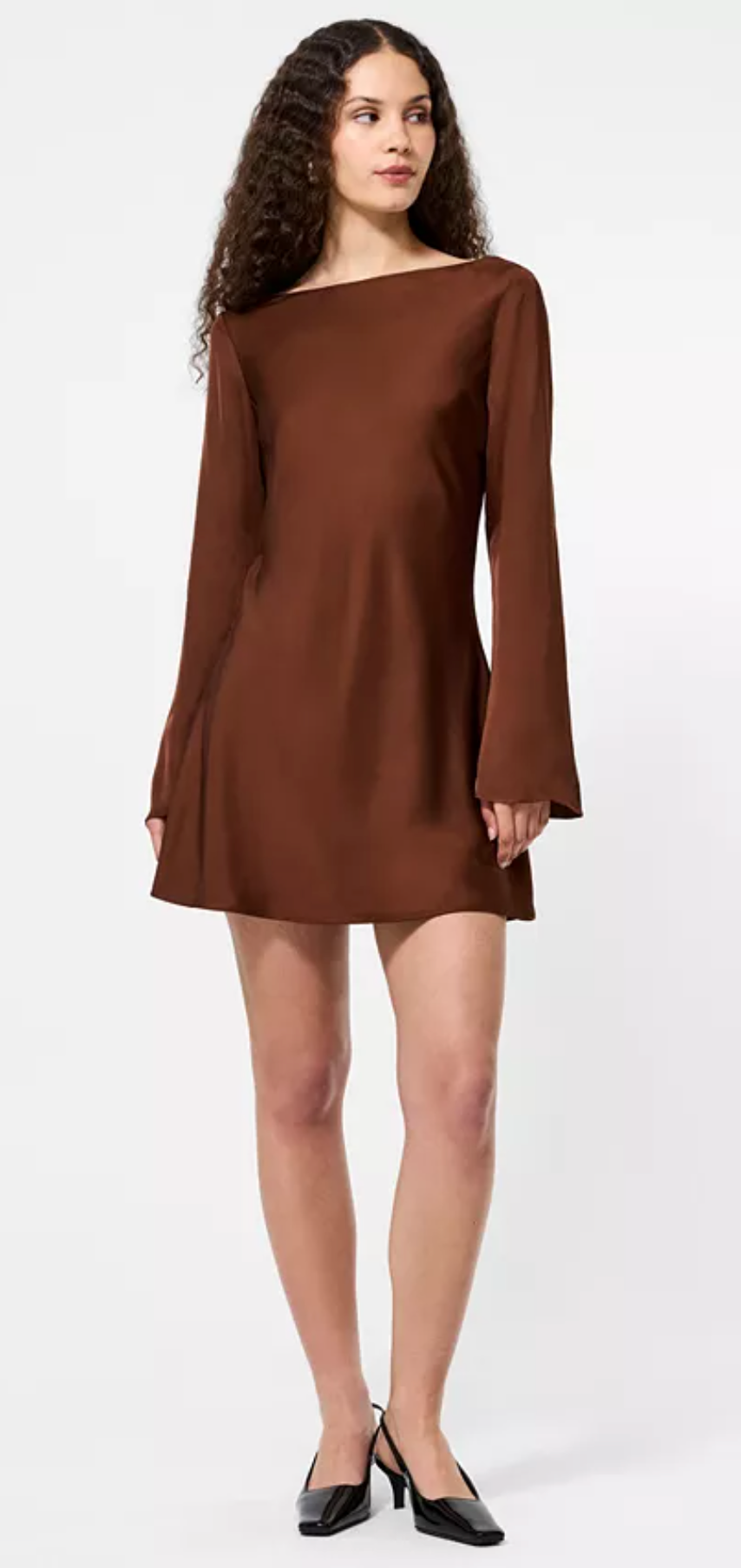 Ennis Satin Mini Dress