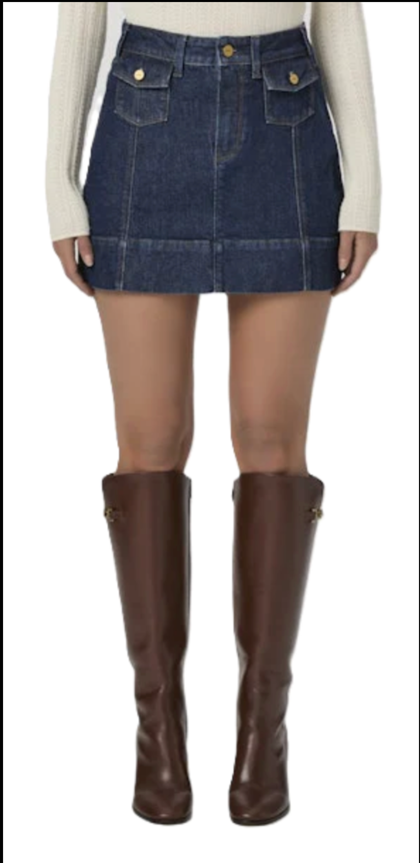 Jannelle Skirt Mini Patch Pockets