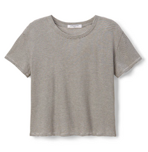 Load image into Gallery viewer, Harley Tee in Black &amp; White Stripe
