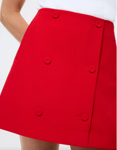 Load image into Gallery viewer, Azra Double Breasted Mini Skirt in Red
