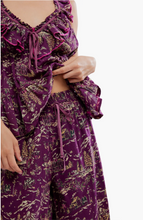 Load image into Gallery viewer, Tangled Lights Ruffle Pajamas
