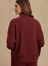 Load image into Gallery viewer, Hawley Half-Zip in New Maroon
