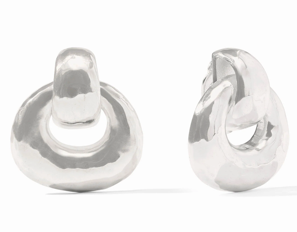 Avalon Doorknocker Clip-On Earrings