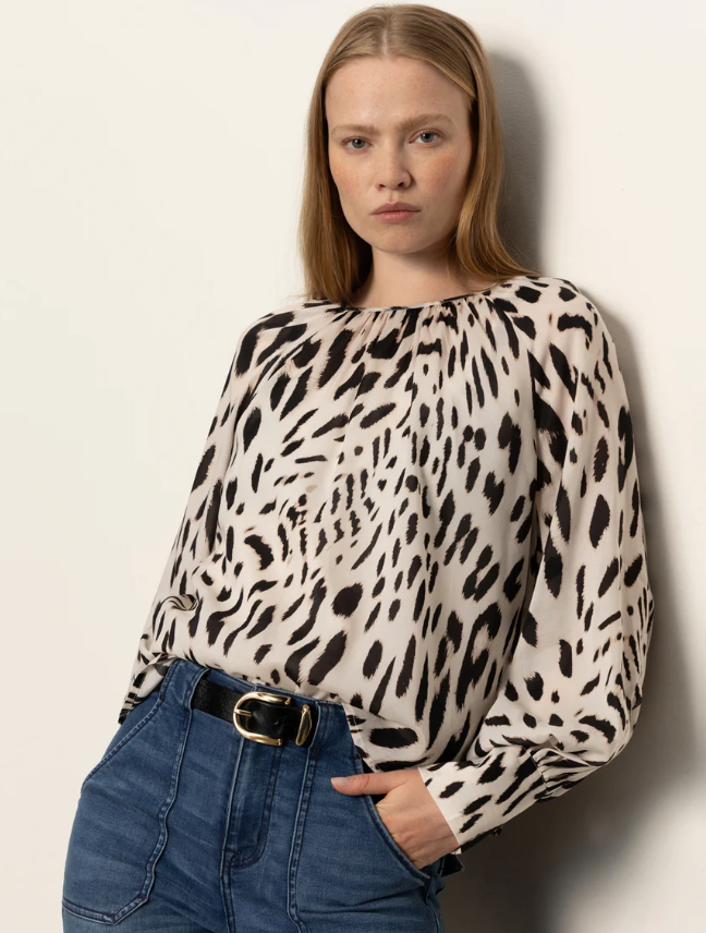 Wild Dreamer Blouse in Mother Leo