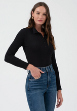 Load image into Gallery viewer, Long Sleeve Collard Bodysuit
