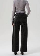 Load image into Gallery viewer, Ayla Baggy Velvet in Olive Leaf
