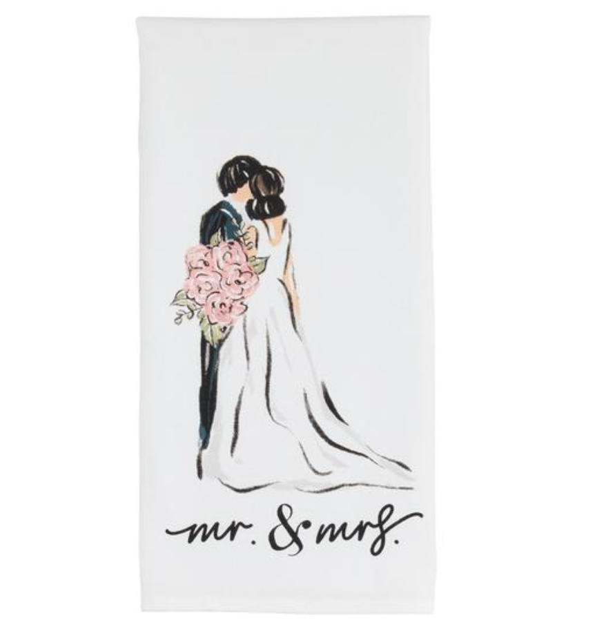 Mr & Mrs Cotton Hand Towel