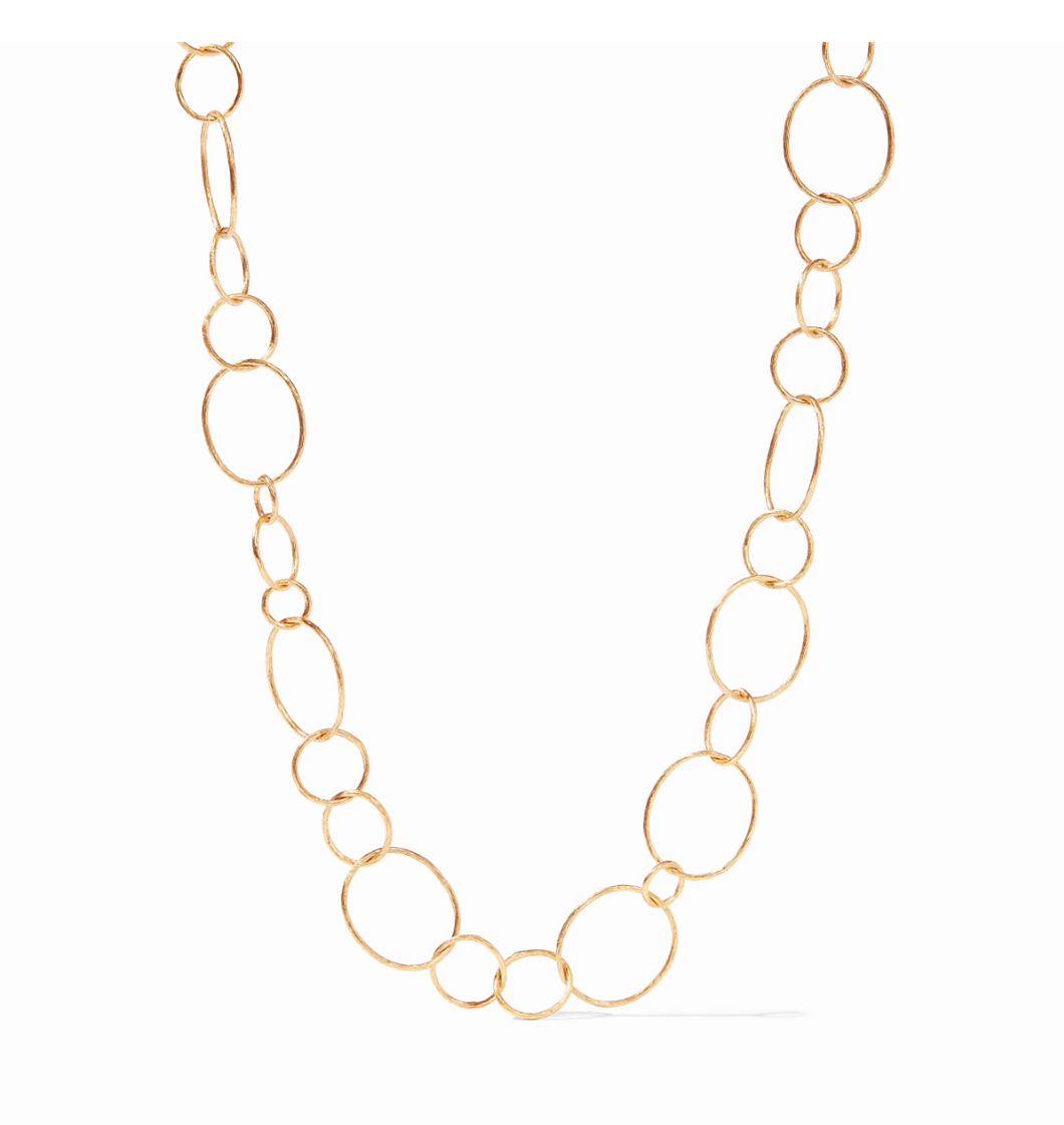 Colette Textured Necklace in Gold