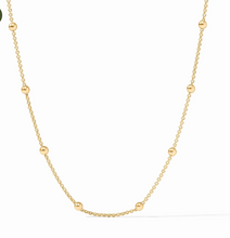 Load image into Gallery viewer, Solara Delicate Station Necklace Gold 18.5&quot;
