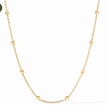 Load image into Gallery viewer, Solara Delicate Station Necklace Gold 24&quot;
