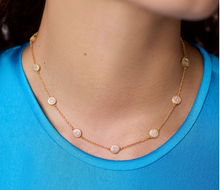Load image into Gallery viewer, Windsor Delicate Station Necklace

