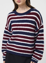 Load image into Gallery viewer, Chunky Alpaca Striped Sweater
