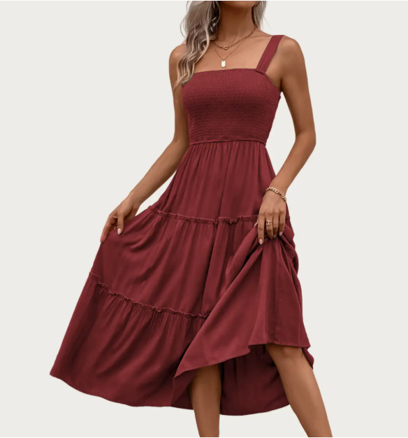 Sleeveless Tiered Dress