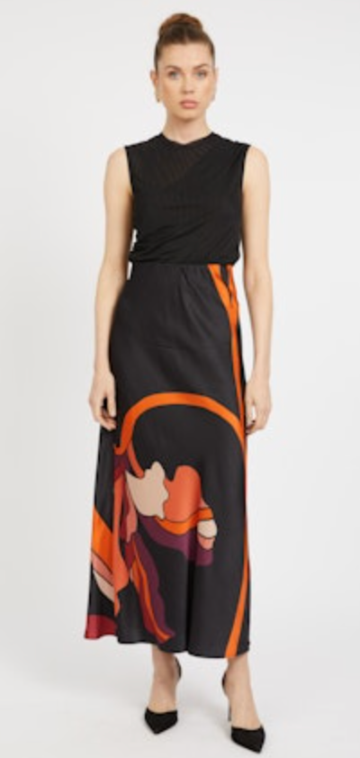 Bria Skirt in African Paradise