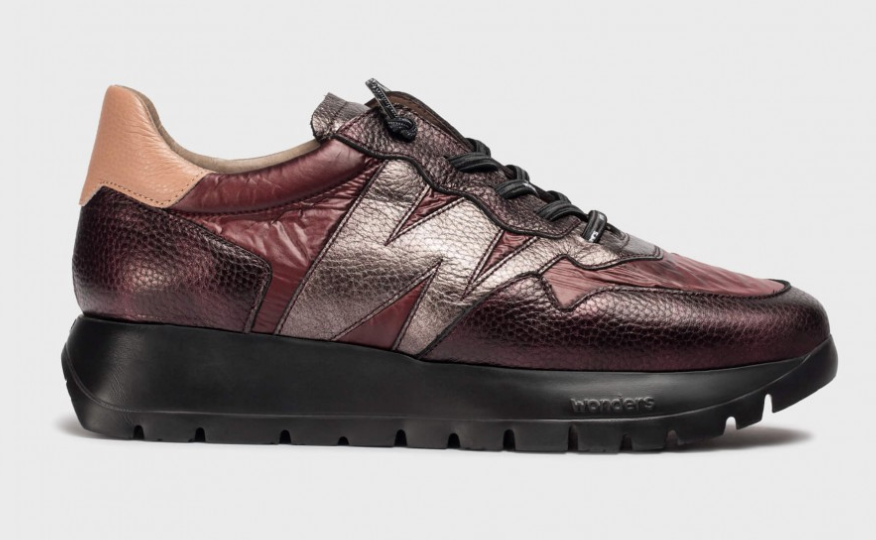 Odesei Sneaker in Burgundy