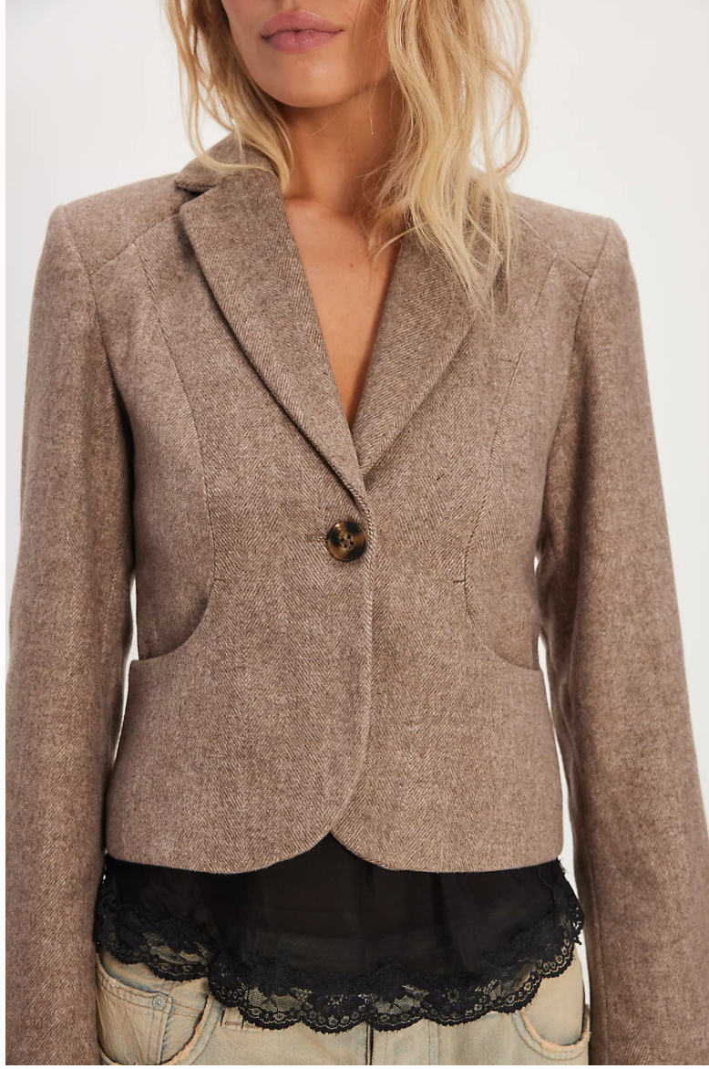 Whip Smart Blazer in Satchel