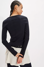 Load image into Gallery viewer, Neria Long Sleeve Top in Black
