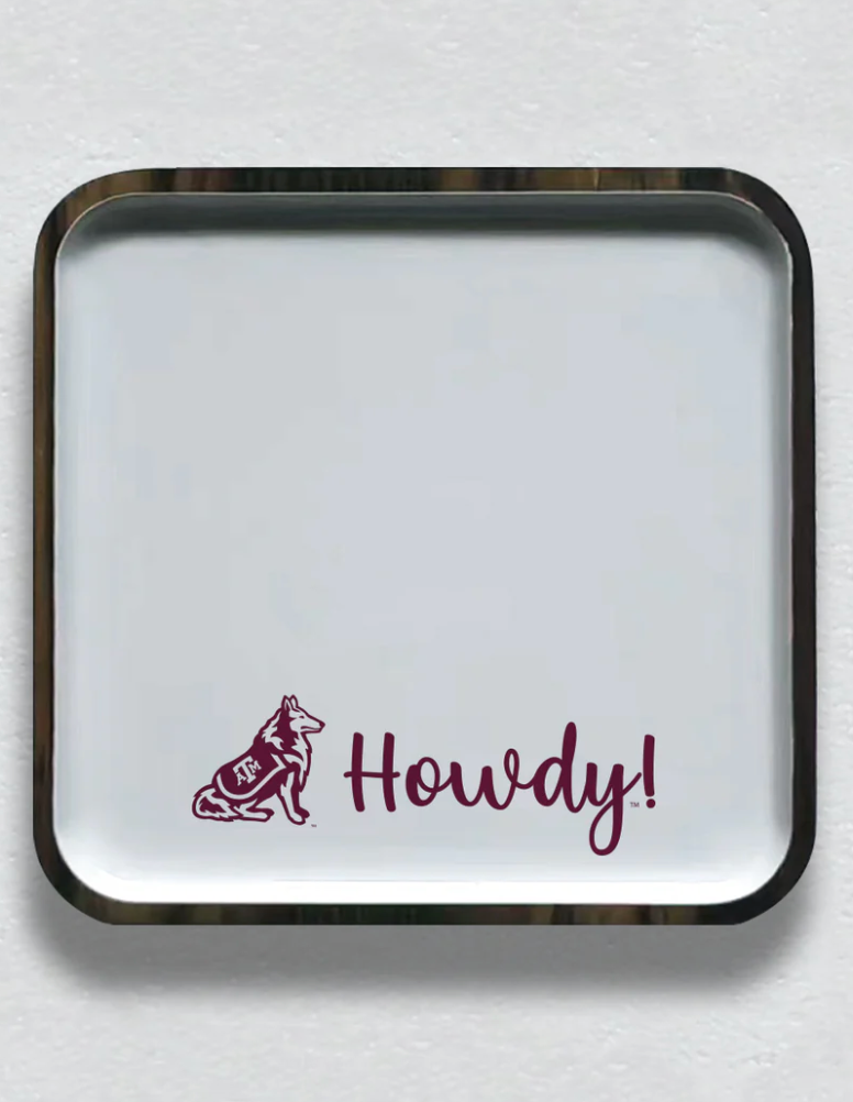 Texas A&M Spirit Mango Wood Small Tray