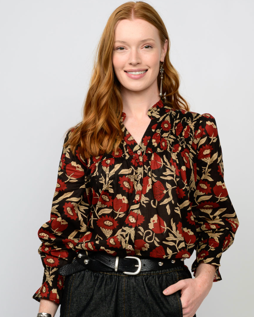 Fields of Poppies Top