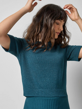 Load image into Gallery viewer, Short Sleeve Sparkle Sweater
