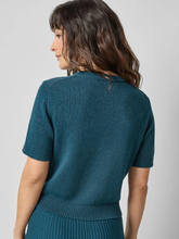Load image into Gallery viewer, Short Sleeve Sparkle Sweater
