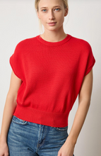 Load image into Gallery viewer, Wedge Sweater in Scarlet

