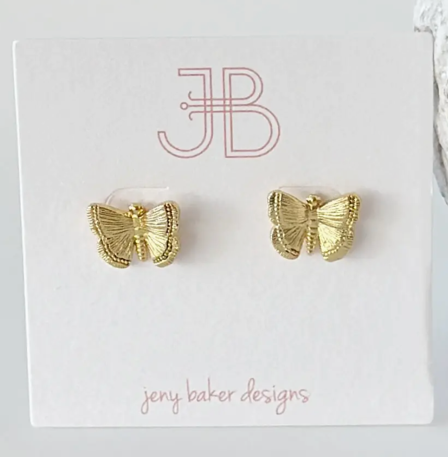Hattie Butterfly Studs