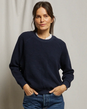 Load image into Gallery viewer, Ziggy Fleece Crew in Navy
