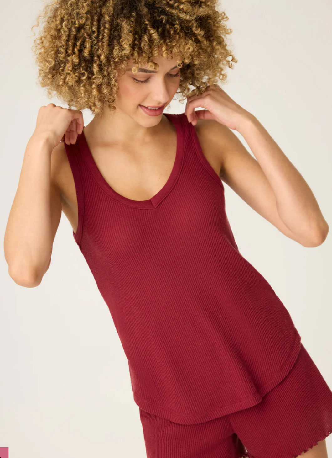 Maroon Essentials Tank Top