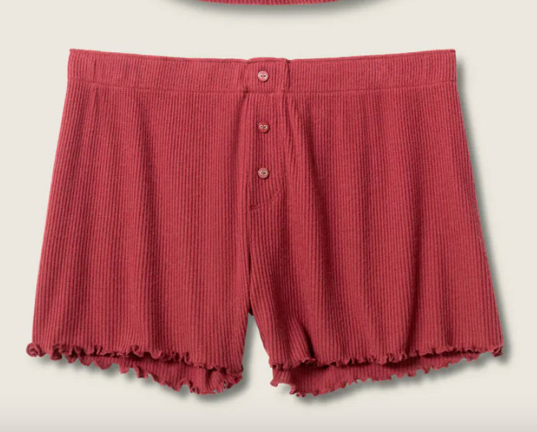 Maroon Essentials Short