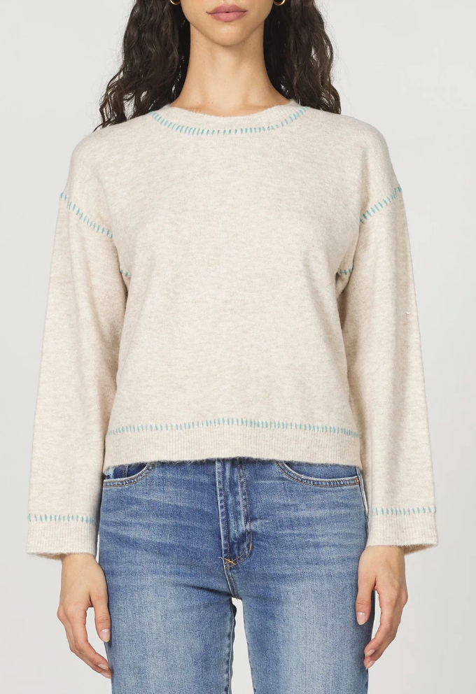 Millie Sweater in Heather Oatmeal