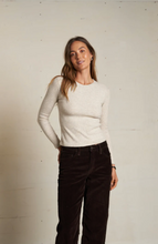 Load image into Gallery viewer, Jolie Ribbed Sweater Crewneck in Oatmeal
