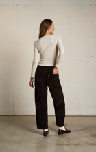 Load image into Gallery viewer, Jolie Ribbed Sweater Crewneck in Oatmeal
