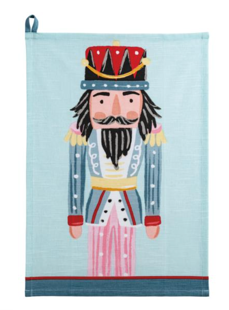 Blue Nutcracker Towel
