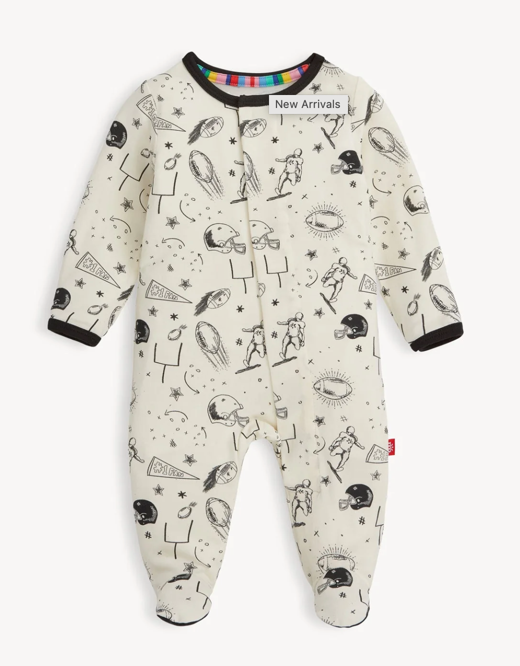 Natural Game Day Magnetic Footie