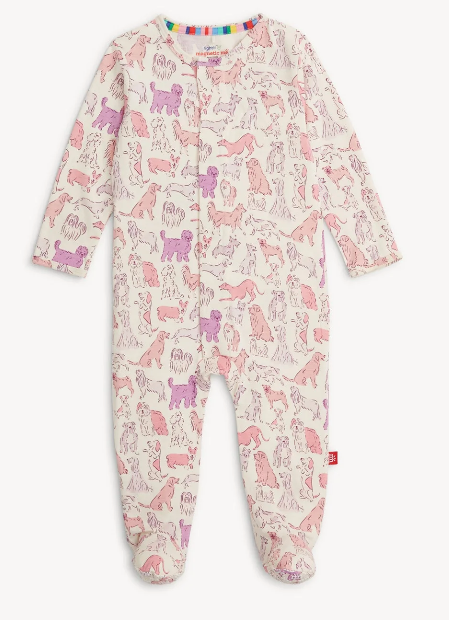 Pink is a Paw-ty Right Fit Footie