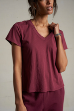 Load image into Gallery viewer, Hendrix Tee in Burgundy
