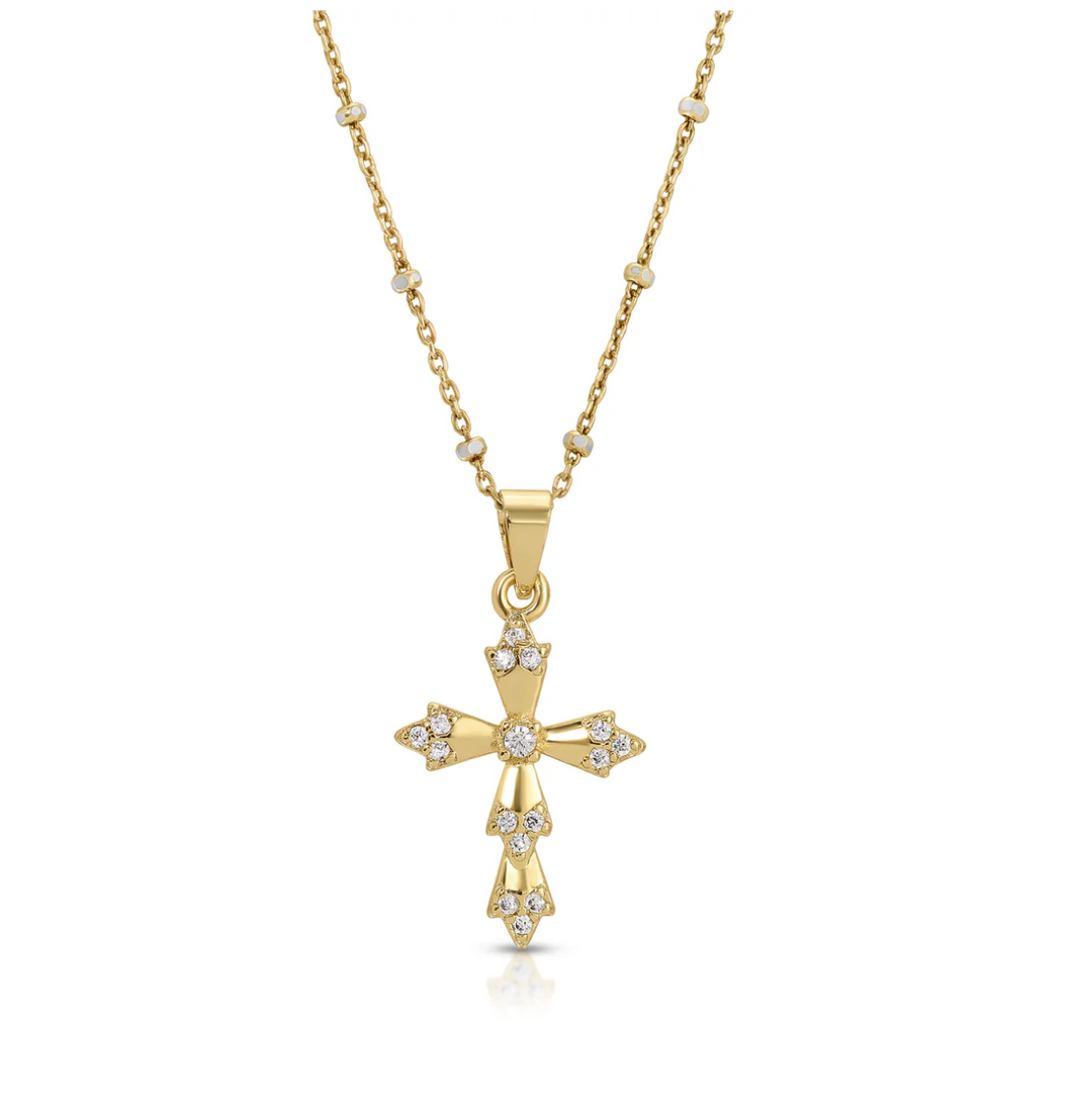 Maiden Cross Necklace