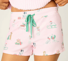 Load image into Gallery viewer, Peace &amp; Pawlidays Dog Print Shorts

