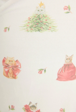 Load image into Gallery viewer, Feline Festive Cat Print Banded Pants
