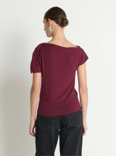 Load image into Gallery viewer, Rosie Knot Top in Port
