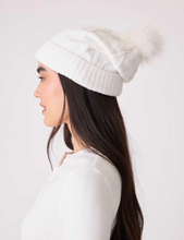 Load image into Gallery viewer, Chenille Cable Knit Beanie
