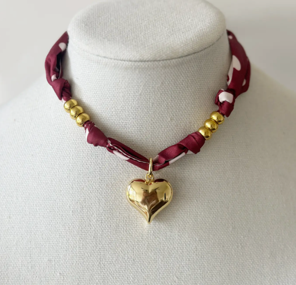 Gameday Love Scarf Necklace