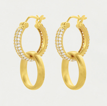 Load image into Gallery viewer, Signature Pave Huggie Hoops
