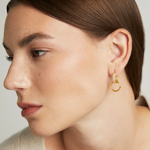 Load image into Gallery viewer, Signature Pave Huggie Hoops
