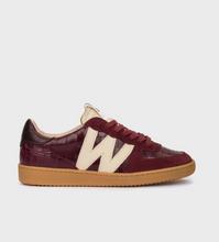 Load image into Gallery viewer, Burgundy Nubia Sneakers
