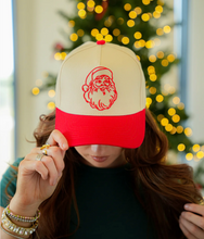 Load image into Gallery viewer, Vintage Santa Canvas Cap
