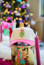 Load image into Gallery viewer, Meet me Under the Mistletoe Canvas Cap
