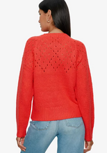 Load image into Gallery viewer, Femme Openwork Sweater in Tulip
